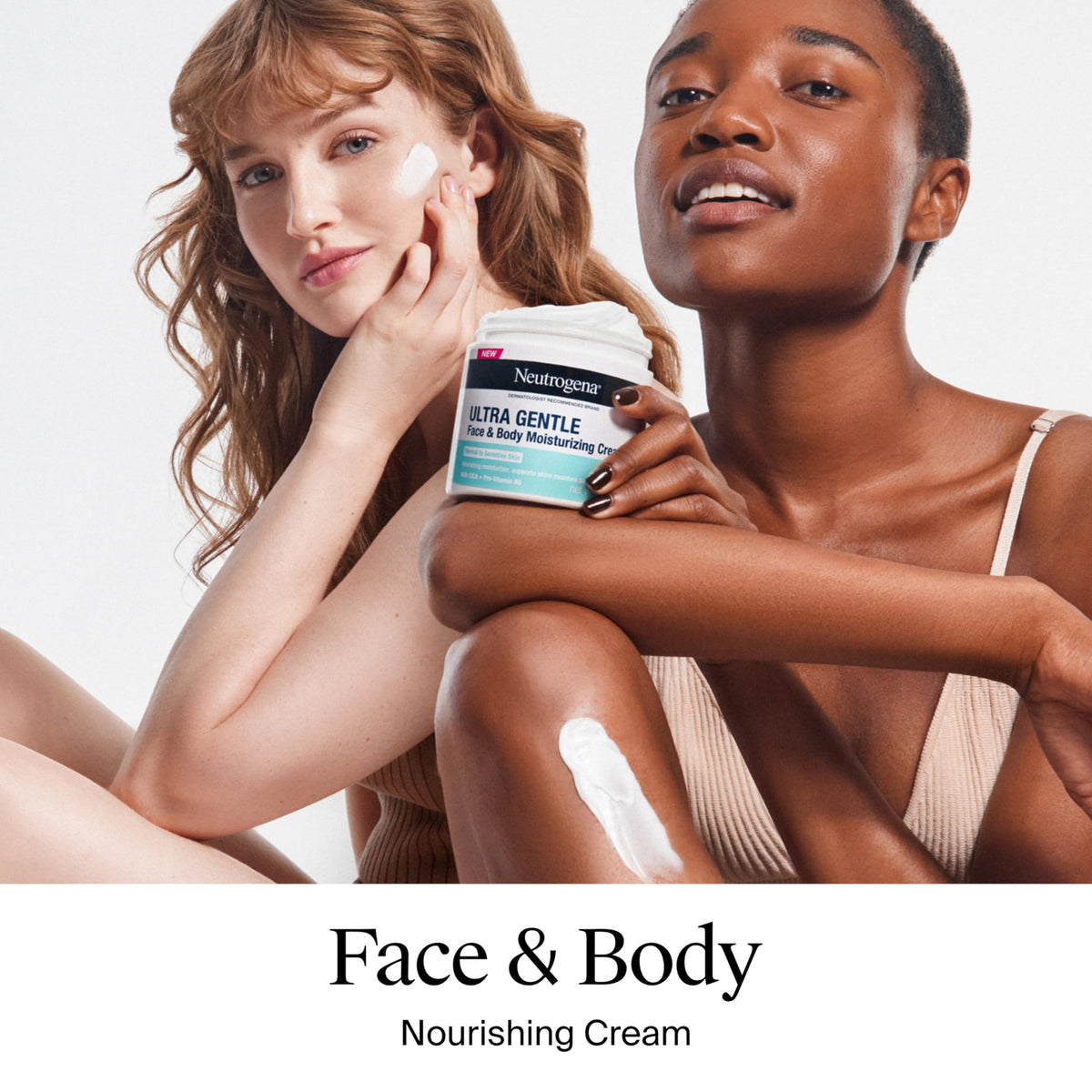 Neutrogena Ultra Gentle Moisturizing Cream, a premium imported skincare essential for face and body hydration.