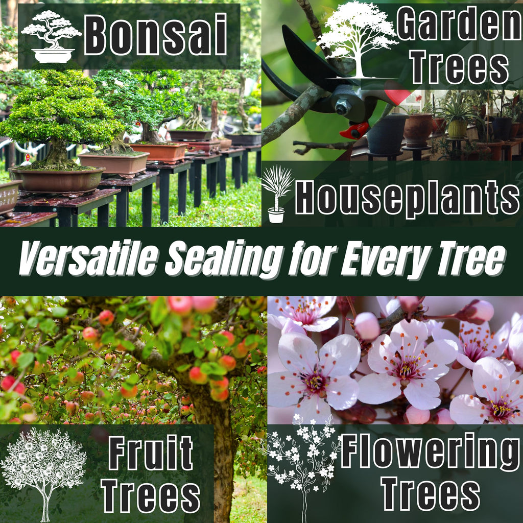 Bonsai Pruning Cutting Sealer in high-quality packaging, ideal for all tree types including bonsais and flowering trees. Available at Curat Cart.