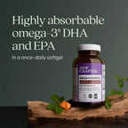 Highly absorbable New Chapter Omega-3 Complex softgel, specially curated by Curat Cart for premium health benefits.