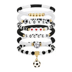 Discover premium imported soccer bracelets for girls at Curat Cart, featuring stylish designs and a love for the game.