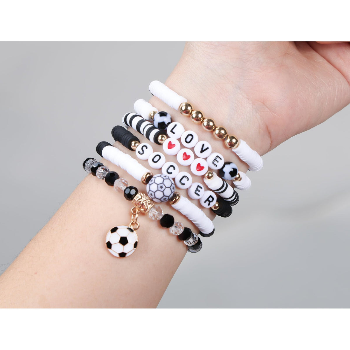 Stylish soccer bracelets for girls, 100% authentic and available in India at Curat Cart. Perfect for sports lovers.