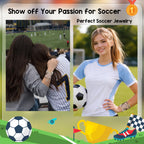 Showcase your love for soccer with exclusive soccer bracelets for girls, specially curated by Curat Cart. Perfect for fans.