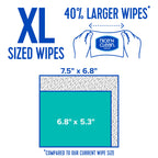 Nice 'N CLEAN Flushable Wipes offer 40% larger wipes, 100% Authentic and available in India at Curat Cart.