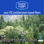 Nice 'N CLEAN Flushable Wipes feature premium imported plant-based fibers. Available at Curat Cart for a refreshing clean.
