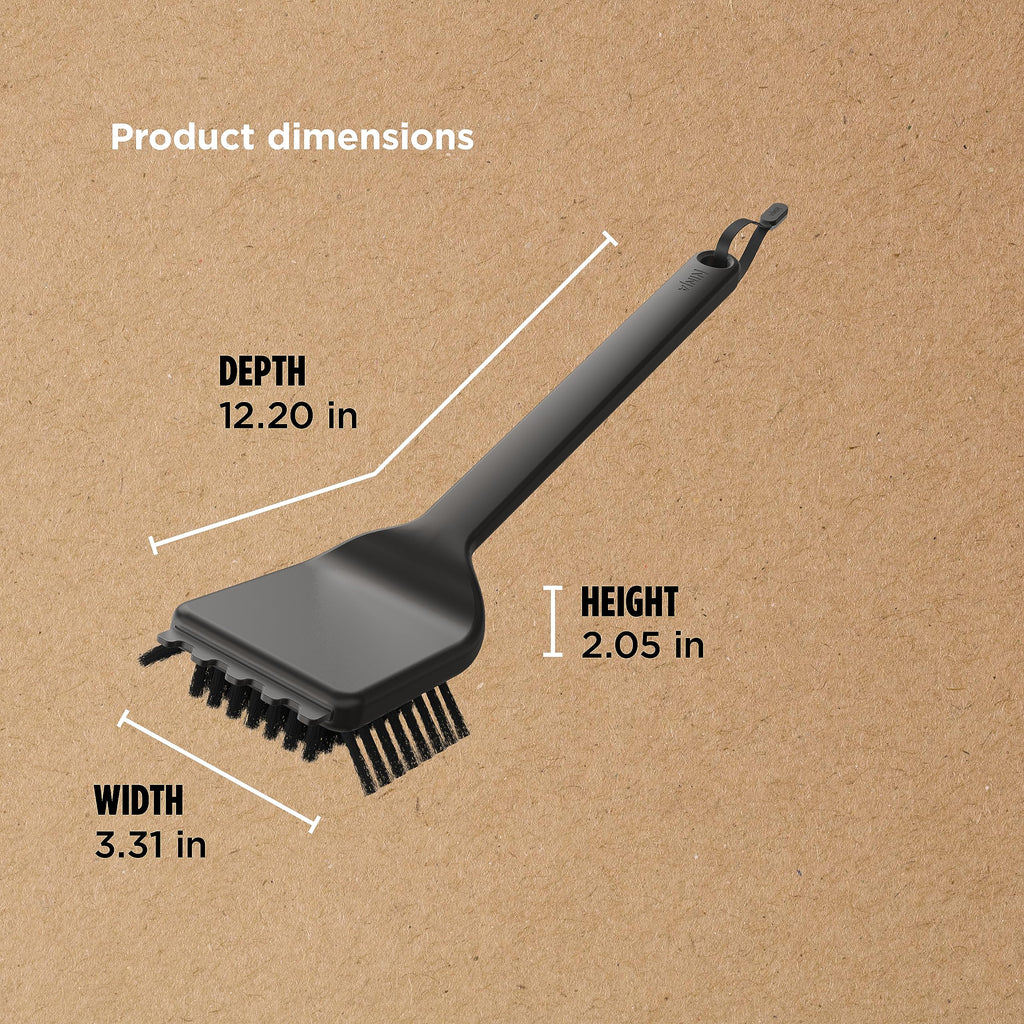 Ninja Woodfire Grill Cleaning Brush in official packaging, featuring high-quality materials for effective cleaning. Available at Curat Cart.