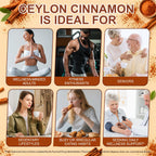 Ninsiec Ceylon Cinnamon with MCT Oil, 100% Authentic, available at Curat Cart for health-conscious consumers in India.