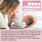 Specially curated by Curat Cart, the Nipple Rulers Measurement Tool helps determine ideal nipple size for breastfeeding success.
