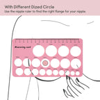 Discover the perfect fit with the nipple ruler measurement tool. Ideal for precise sizing, available at Curat Cart.