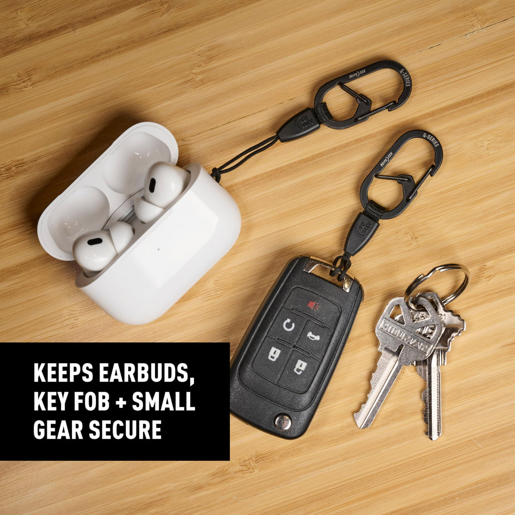 Nite Ize Mini Lanyard securely holds earbuds, keys, and small gear. 100% Authentic, available at Curat Cart in India.