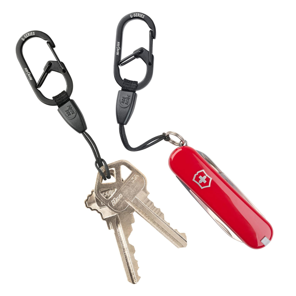Nite Ize Mini Lanyard with durable clips and keychain; perfect for organizing essentials. Available at Curat Cart.