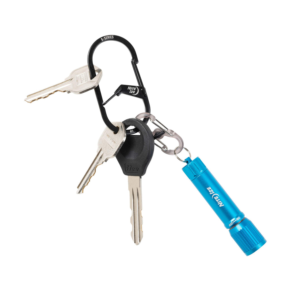 Discover the Nite IZE G-Series Carabiner, exclusively curated by Curat Cart, perfect for organizing keys and accessories.