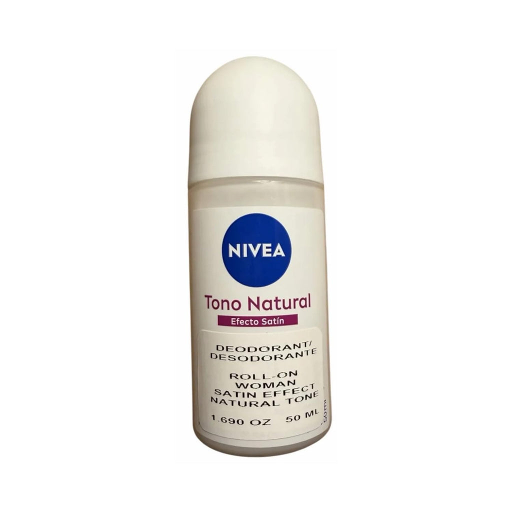 NIVEA Aclarado Tono Natural Deodorant, a premium import from Curat Cart, offers a satin finish for women. Experience ultimate freshness.