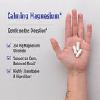 Premium Nordic Naturals Magnesium Glycinate capsules, highly absorbable and digestible, available at Curat Cart for calming support.
