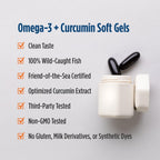 Discover Nordic Naturals Omega Curcumin soft gels, specially curated by Curat Cart for optimal health and wellness in India.