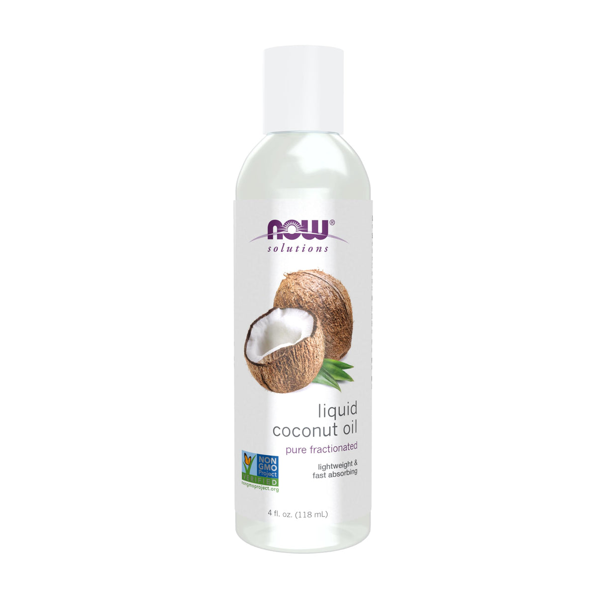Premium imported NOW Foods Solutions Liquid Coconut Oil, lightweight and fast-absorbing, perfect for skin and hair care.