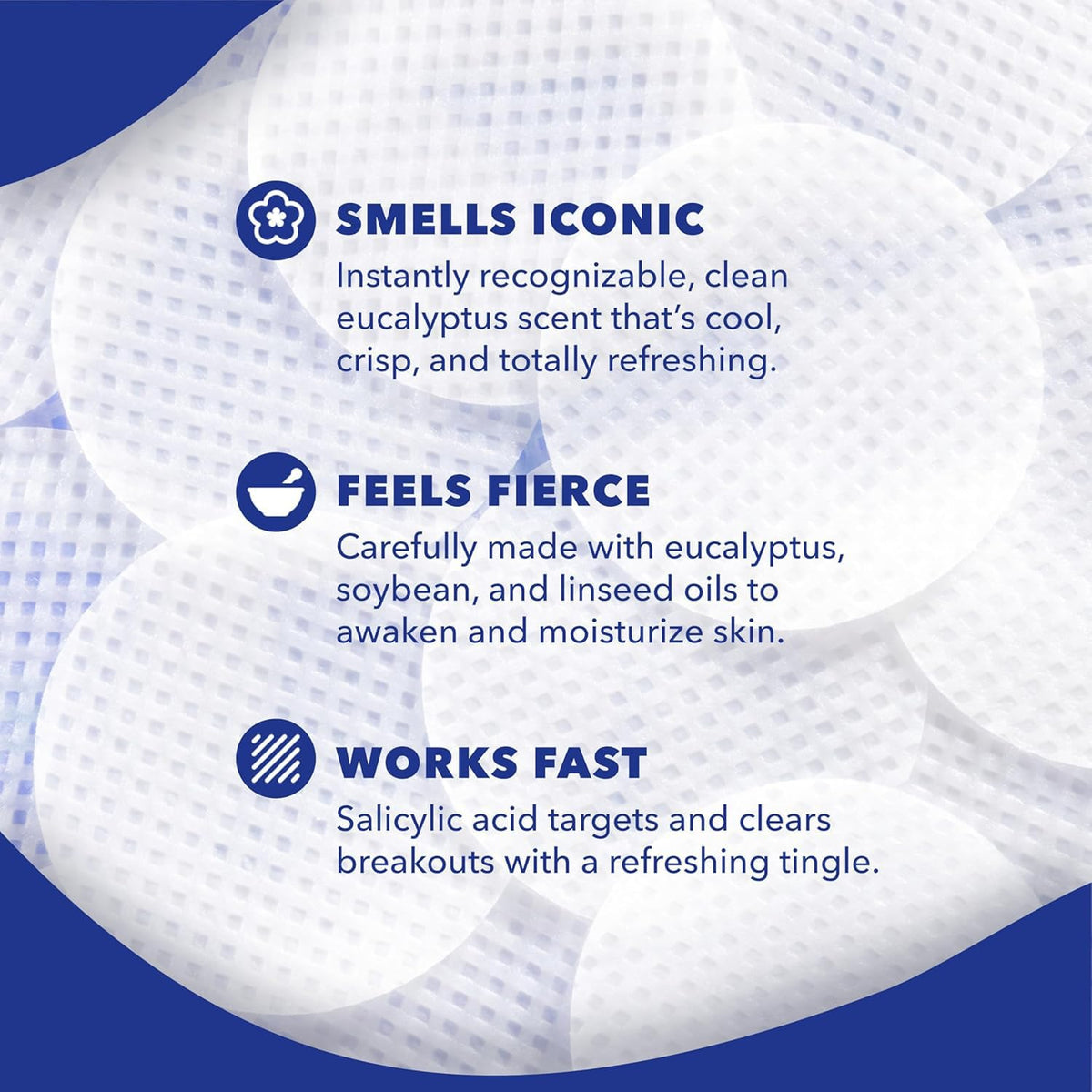 Noxzema Ultimate Clear Pimple Patches, featuring eucalyptus scent, moisturizing oils, and fast-acting salicylic acid. Verified by CuratCart.