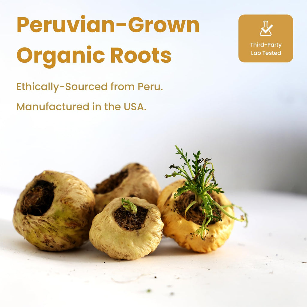 Discover NutraChamps Organic Maca Root Capsules, specially curated by Curat Cart for premium health benefits. Ethically sourced from Peru.