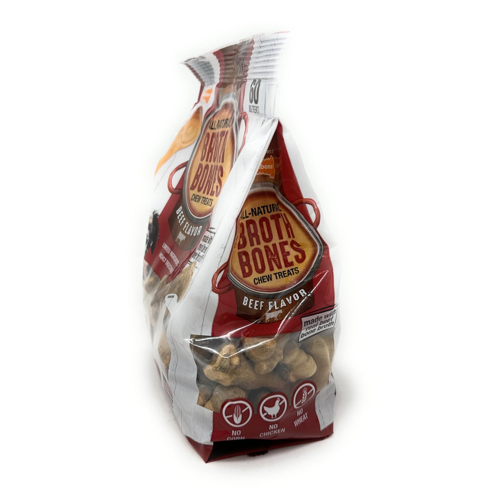 Discover the exclusive Nylabone Beef Broth Bones at Curat Cart, perfect chew treats for your furry friend. Limited stock available.