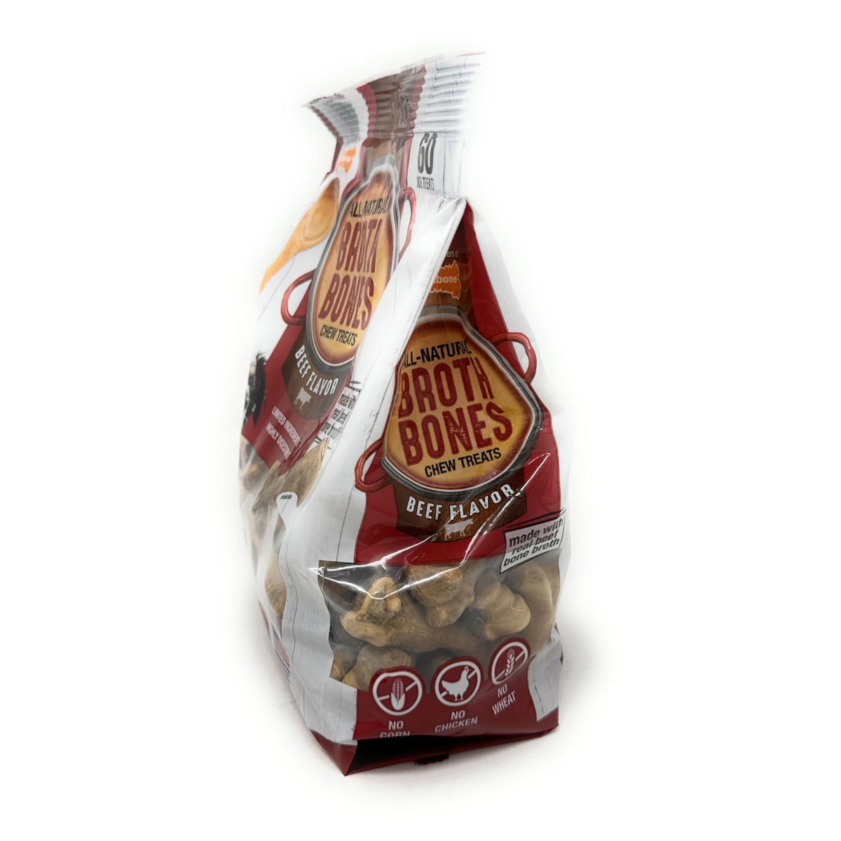 Discover the exclusive Nylabone Beef Broth Bones at Curat Cart, perfect chew treats for your furry friend. Limited stock available.