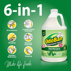 OdoBan Disinfectant Odor Eliminator in official packaging, perfect for cleaning, mopping, and air freshening. Available at Curat Cart.