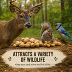 Attract diverse wildlife with Office Roast Raw Peanuts, perfect for enhancing your yard's activity. Available at Curat Cart.