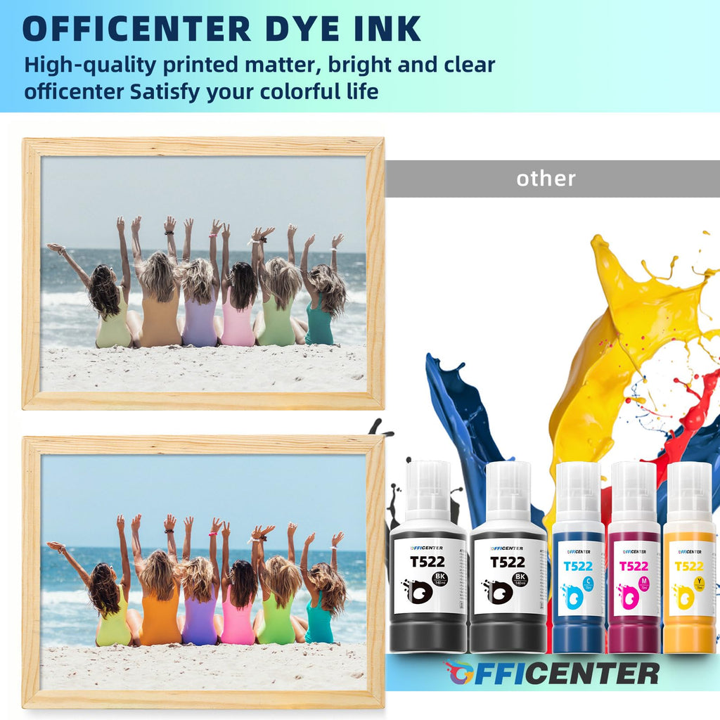 Discover OFFICENTER ink refill bottles, specially curated by Curat Cart for vibrant, high-quality printing needs in India.