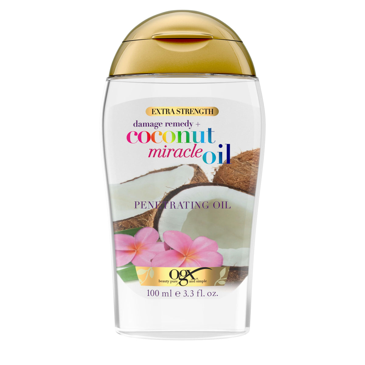 Discover OGX Coconut Miracle Hair Oil, a trusted product by CuratCart for effective damage remedy and nourishment.