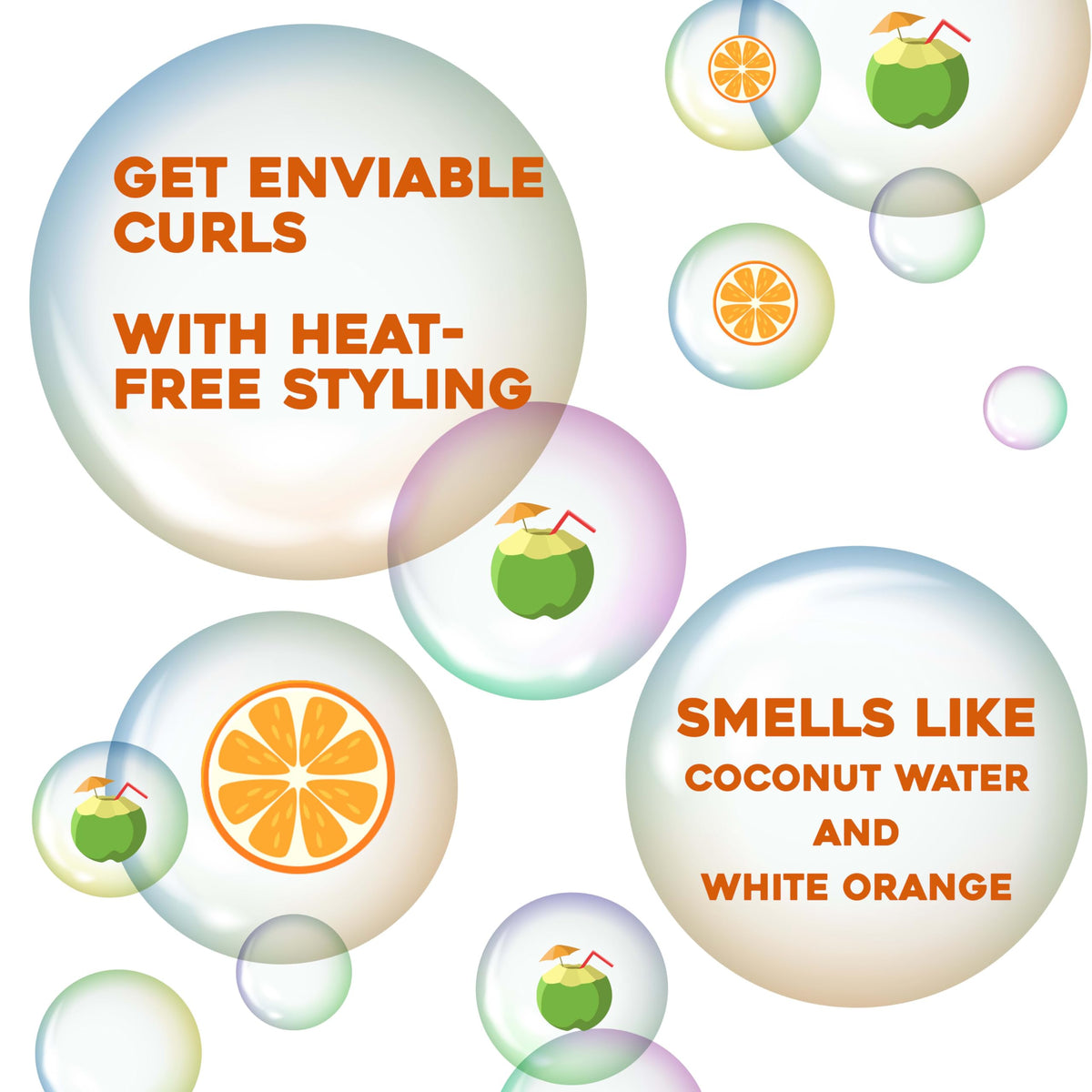 Discover OGX Coconut Curls Air Dry Cream, featuring coconut water and white orange scent. Verified by CuratCart for quality.