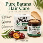 Batana Natural Hair Growth Oil enhances shine and smoothness. 100% authentic and available in India at Curat Cart.
