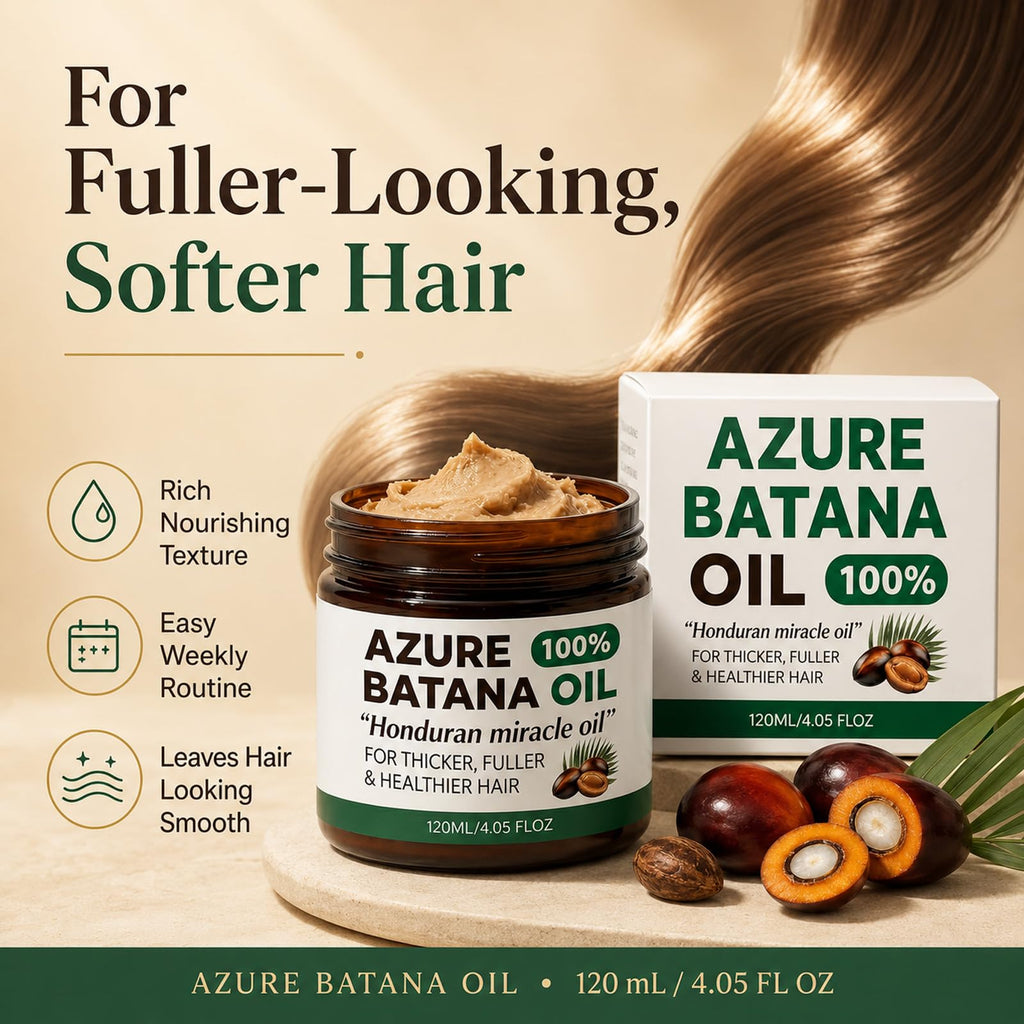 Batana Natural Hair Growth Oil enhances hair texture and health. Ideal for daily use, available at Curat Cart.