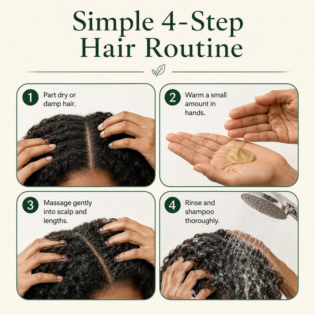 Enhance hair growth with Batana Natural Hair Growth Oil, a premium import at Curat Cart, designed for effective hair care routines.