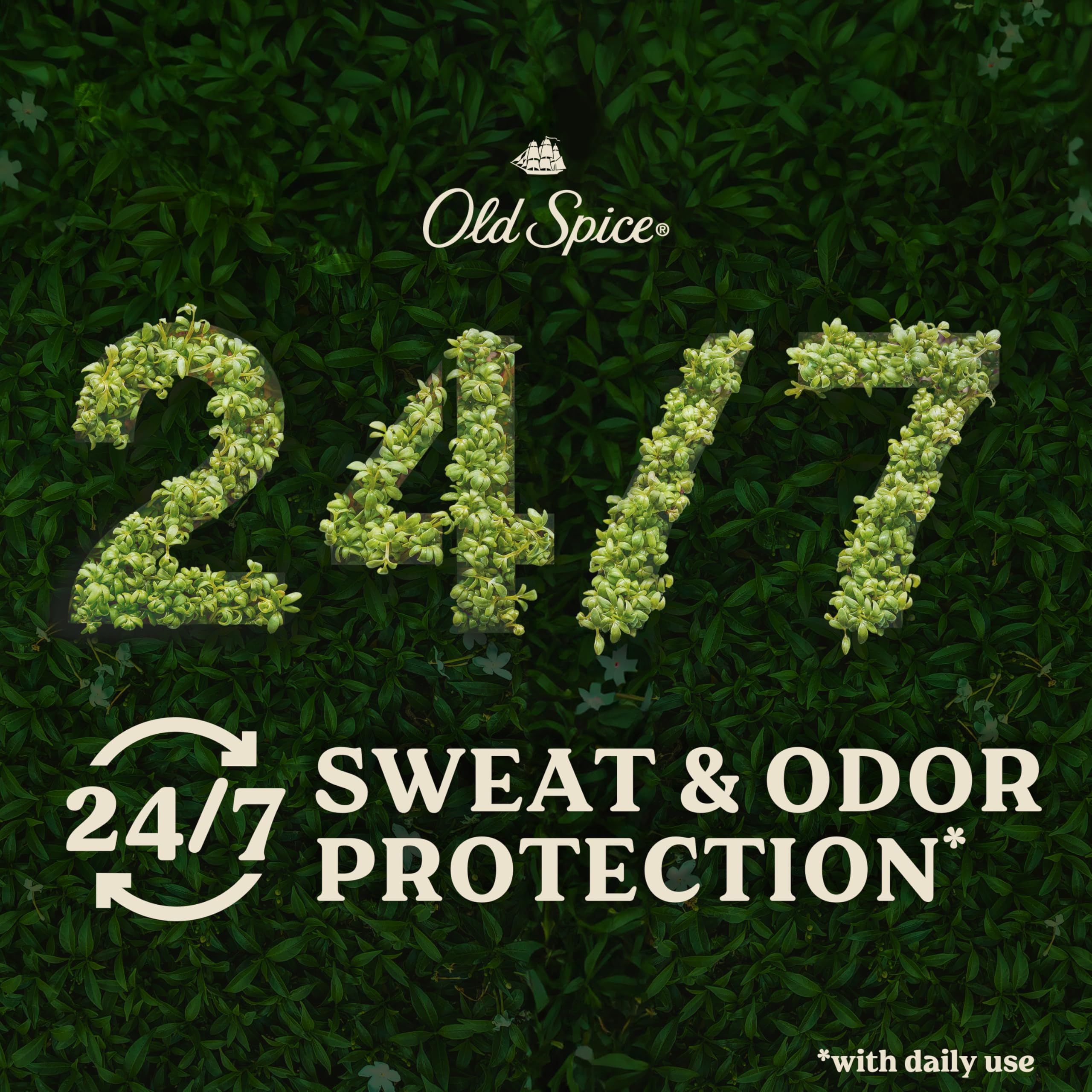 Experience 24/7 sweat and odor protection with Old Spice. Available for order online now.