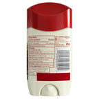 Authentic Old Spice Antiperspirant & Deodorant stick with drug facts and usage directions on the label.
