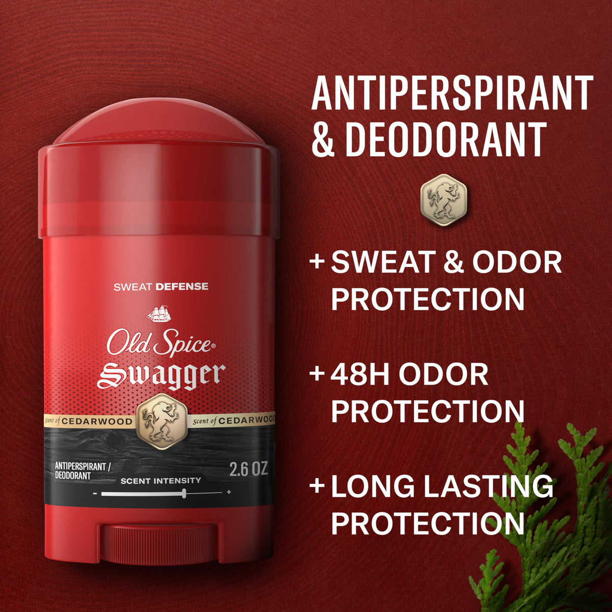 Old Spice Antiperspirant Deodorant for men offers 48-hour sweat and odor protection. Available to order online in India.
