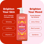 OLLY Body Wash Mixed Pack combines Ginseng, Caffeine, and Vitamin C for radiant skin. 100% Authentic and available at Curat Cart.