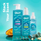 Discover OLLY Calm Body Mist, perfect for daily use. Elevate your self-care routine with this soothing scent, available at Curat Cart.