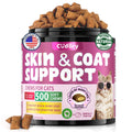 Premium imported Omega 3 for Cats Skin Coat Support provides healthy, shiny fur with natural fish oil. Available at Curat Cart.