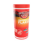 Omega One Freshwater Flakes offer 100% authentic nutrition for freshwater fish, available in India at Curat Cart.