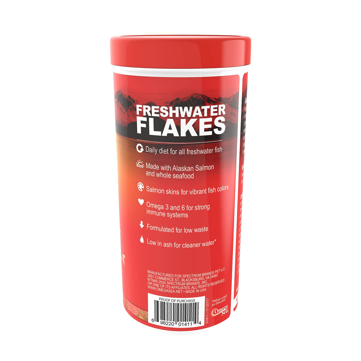 Omega One Freshwater Flakes, specially curated by Curat Cart, provide a nutritious diet for vibrant freshwater fish. Low in ash for cleaner water.