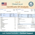 Discover the exclusive OmniCalm Cortisol Reducer Supplement, featuring lab-tested quality and formulated for your wellness by Curat Cart.