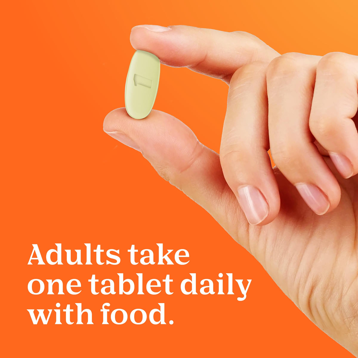One A Day Multivitamin for Women, recommended dosage: one tablet daily with food. Verified by CuratCart for quality assurance.