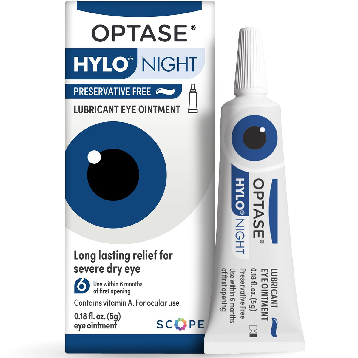 OPTASE HYLO Night Eye Ointment offers premium imported relief for severe dry eye. Available at Curat Cart for ultimate comfort.