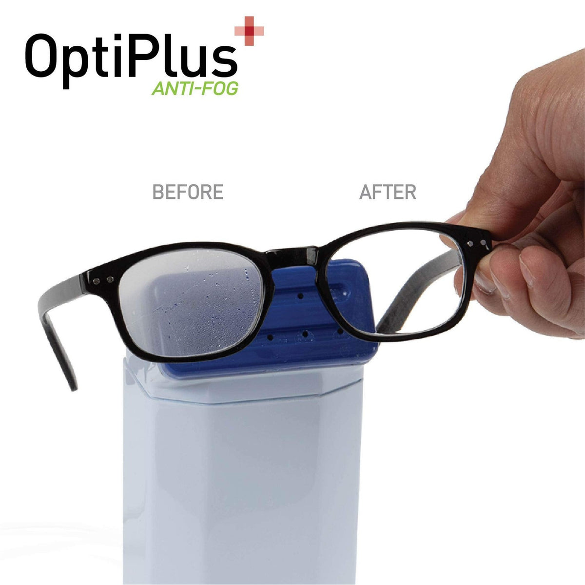 OptiPlus Anti Fog Cleaning Wipes effectively clear foggy lenses with a premium imported formula, available at Curat Cart.