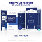 Discover the Oravix Tonsil Stone Remover Tool in premium packaging, designed for effective tonsil care. Available at Curat Cart.