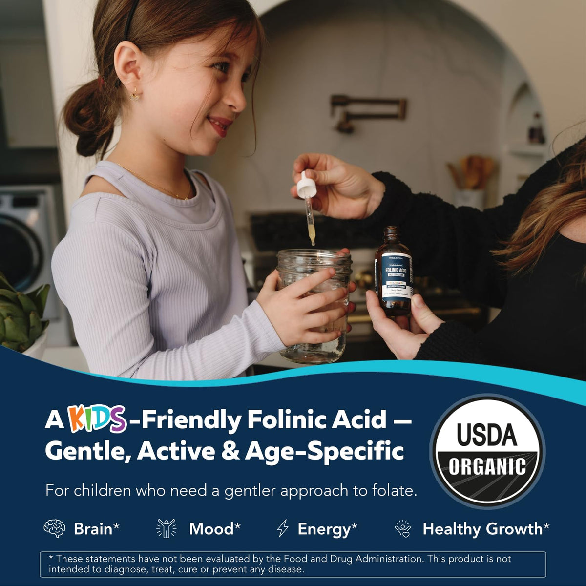 Organic Folinic Active Kids available in India. Order online for a gentle approach to folate for healthy growth.