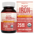 Discover the premium imported Organic Iron Supplement with 25 mg plant-based iron, essential for vitality. Available at Curat Cart.
