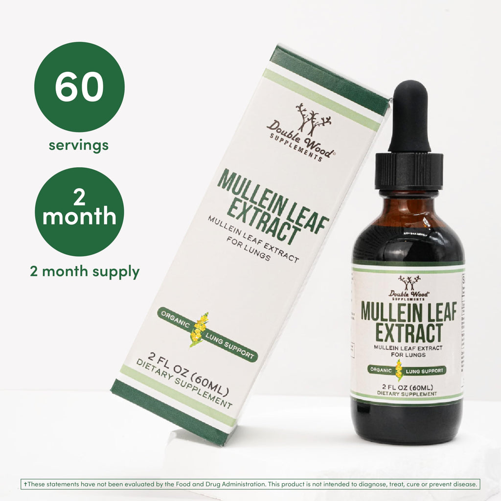 Discover Organic Mullein Leaf Drops in high-quality packaging from Curat Cart, offering lung support with 60 servings. Perfect for wellness.