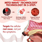 NoMore Red Light Therapy Device utilizes Mito-Wave™ technology to target root causes of sinus issues. 100% Authentic, available at Curat Cart.