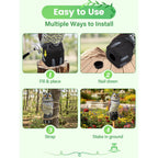 Owl decoys to scare birds, easy to use. 100% Authentic and available in India at Curat Cart.