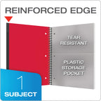 Discover the Oxford Spiral Notebook 3 Pack with reinforced edges and plastic storage pockets, exclusively at Curat Cart.
